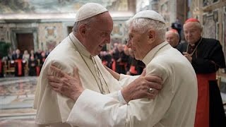 Pope Francis and Pope Benedict Make Joint Appearance [upl. by Anoed]