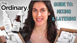 The Ordinary  ULTIMATE GUIDE TO MIXING amp LAYERING SKINCARE [upl. by Attelrahs200]