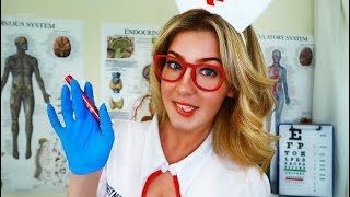 ASMR THE AMUSINGLY INAPPROPRIATE NURSE  Medical Examination [upl. by Wareing]