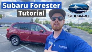 Subaru Forester How To Tutorial All The Buttons and Features [upl. by Lunna]