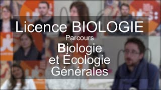 Licence SVT spécialisation Biologie et Écologie générales [upl. by Sokim]