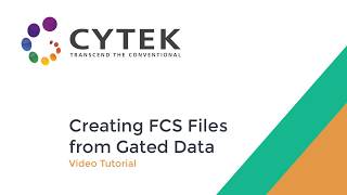 Create an FCS File from Gated Data [upl. by Arne]