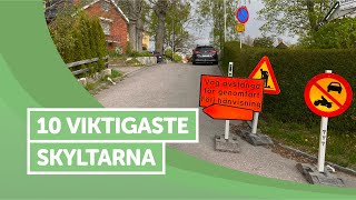 Ta Körkort  10 Vanligaste Skyltarna [upl. by Germano997]