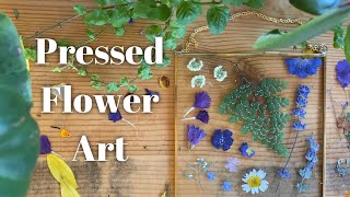 Pressing Flowers Between Glass  Cottage Vlog [upl. by Todhunter617]