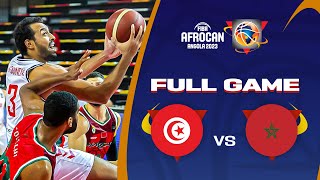 Tunisia v Morocco  Full Basketball Game  FIBA AfroCAN 2023 [upl. by Narih]