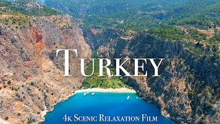 Turkey 4K  Scenic Relaxation Film With Calming Music [upl. by Oicnedif]