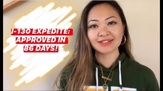 HOW TO I130 EXPEDITE GUIDE 86 days filing to approval [upl. by Esille458]