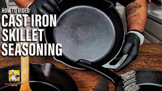 How To Season a Cast Iron Skillet [upl. by Dalli266]