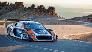 Sébastien Loeb amp Rhys Millen Pikes Peak Test Run 2013 [upl. by Mallon]