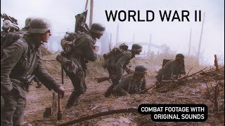 WORLD WAR II Original Color Footage With Sounds [upl. by Ynnek963]