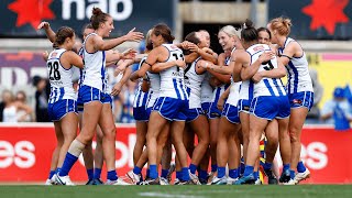 AFLW PF match highlights North Melbourne v Adelaide [upl. by Onitnevuj912]