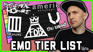 THE EMO BAND TIER LIST [upl. by Bellaude]