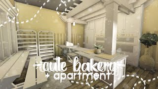 Roblox  Bloxburg Cute Bakery  Apartment  House Build [upl. by Perkin]