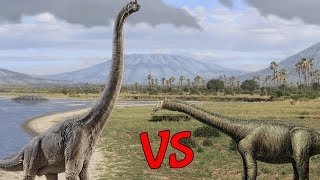 Brachiosaurus vs Brontosaurus  SPORE [upl. by Hartley]