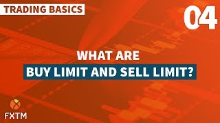 04 Buy Limit and Sell Limit  FXTM Trading Basics [upl. by Argela337]