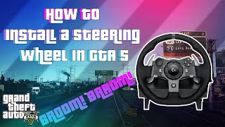 ULTIMATE Guide  How to Install the Logitech G920G29 steering wheel to GTA 5  EASY STEP BY STEP [upl. by Brenden]