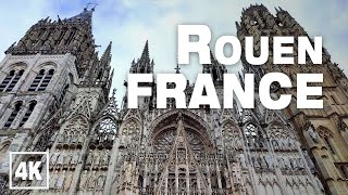 Cathedral of Rouen Normandy FRANCE 2021 ⛪️ • Real Time Virtual Walking Tour Ambience in 4K ASMR [upl. by Chrisoula165]