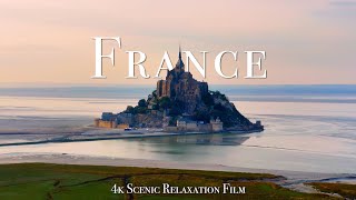 France 4K  Scenic Relaxation Film With Calming Music [upl. by Latoniah]