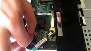 Asus Eee PC 1005HA CMOS Battery Replacement [upl. by Attenreb808]