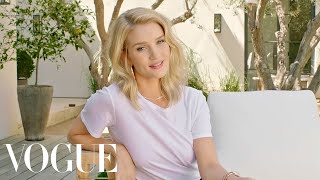 73 Questions With Rosie HuntingtonWhiteley  Vogue [upl. by Quincey896]