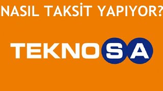 Teknosa Nasıl Taksit Yapıyor [upl. by Naitsyrk]