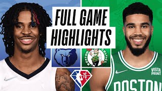 GRIZZLIES at CELTICS  FULL GAME HIGHLIGHTS  March 3 2022 [upl. by Woo462]