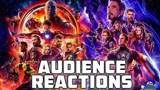 Avengers Infinity War amp Endgame SPOILERS California Audience Reactions  April 25 2019 [upl. by Wichern]