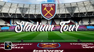 ⚽ West Ham United  London Stadium Tour  Football Travel Guide  Europa Conference League Champions [upl. by Hurleigh]