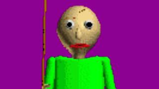 Baldi Slapping Ruler Purple Screen [upl. by Aieki281]