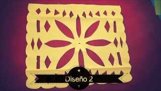 PAPEL PICADO  UNA FLOR [upl. by Streeter]