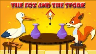 The Fox And The Stork Story  Bedtime Story For Kids in English  Kids Stories For Kindergarten [upl. by Thanh793]