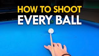 Pool Lesson  How to Shoot Every Ball  Step by Step [upl. by Eniamrahc533]