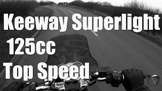 Keeway Superlight 125cc 2010  TOP SPEED 4K 60FPS [upl. by Grani]