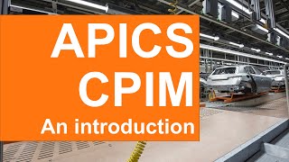 APICS CPIM Production and Inventory Management course [upl. by Franny511]