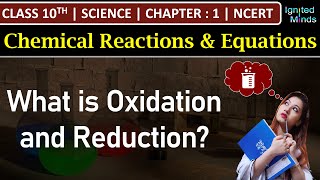 Class 10th Science  Oxidation and Reduction  Chapter 1 Chemical Equations amp Reactions [upl. by Ecnadnak]