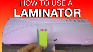 How to use a LAMINATOR [upl. by Acsicnarf737]