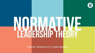 Normative Leadership Theory [upl. by Nonna]