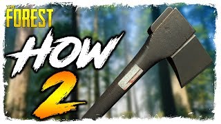 The Forest  HOW TO FIND THE MODERN AXE  Updated Location [upl. by Nilpik35]