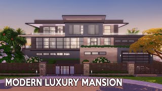 Modern Luxury Mansion for Celebrity  The Sims 4  No CC  Stop Motion Build [upl. by Ardnac701]