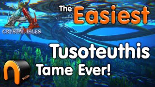 ARK Tusoteuthis Taming EASIEST WAY Tusoteuthis arkTusoteuthis [upl. by Ransome]