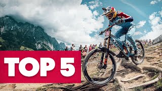 Are These The 5 Craziest Downhill MTB Runs From Leogang Austria  UCI MTB World Champs 2020 [upl. by Enomaj342]