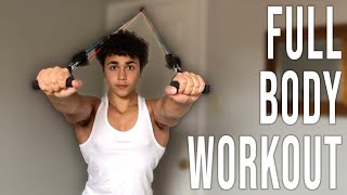 Full Body Resistance Band Workout At Home Workout [upl. by Narret804]