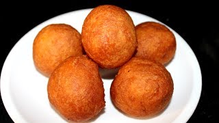 How to Make Mysore Bonda  Bajji in Telugu మైసూరు బోండాబజ్జీ చేయడం ఎలా [upl. by Cerys208]