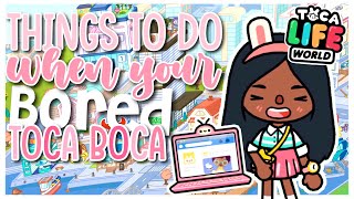 25 THINGS TO DO IN TOCA BOCA IF YOU’RE BORED  Toca Boca [upl. by Iahcedrom]