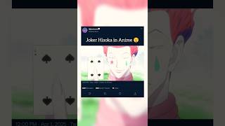 hunter x hunter anime episode 5  EditAmv  joker hisoka in anime hunterxhunter shorts [upl. by Issirk105]