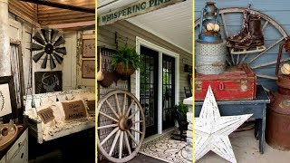 ❤DIY Rustic Farmhouse style Porch Decor Ideas  Home decor amp Interior design  Flamingo mango❤ [upl. by Britte]