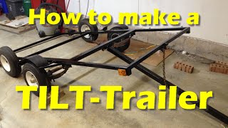 Making a DIY TILTTrailer Part 1 [upl. by Vanya]