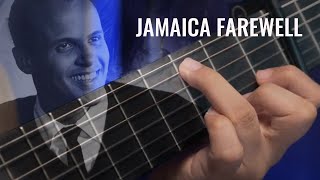 FREE TABS Jamaica Farewell  Harry Belafonte  classical guitar [upl. by Uda]