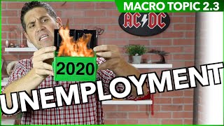 Unemployment Macro Topic 23 [upl. by Eenad]