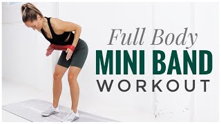 Full Body Mini RESISTANCE BAND Workout [upl. by Eidua]